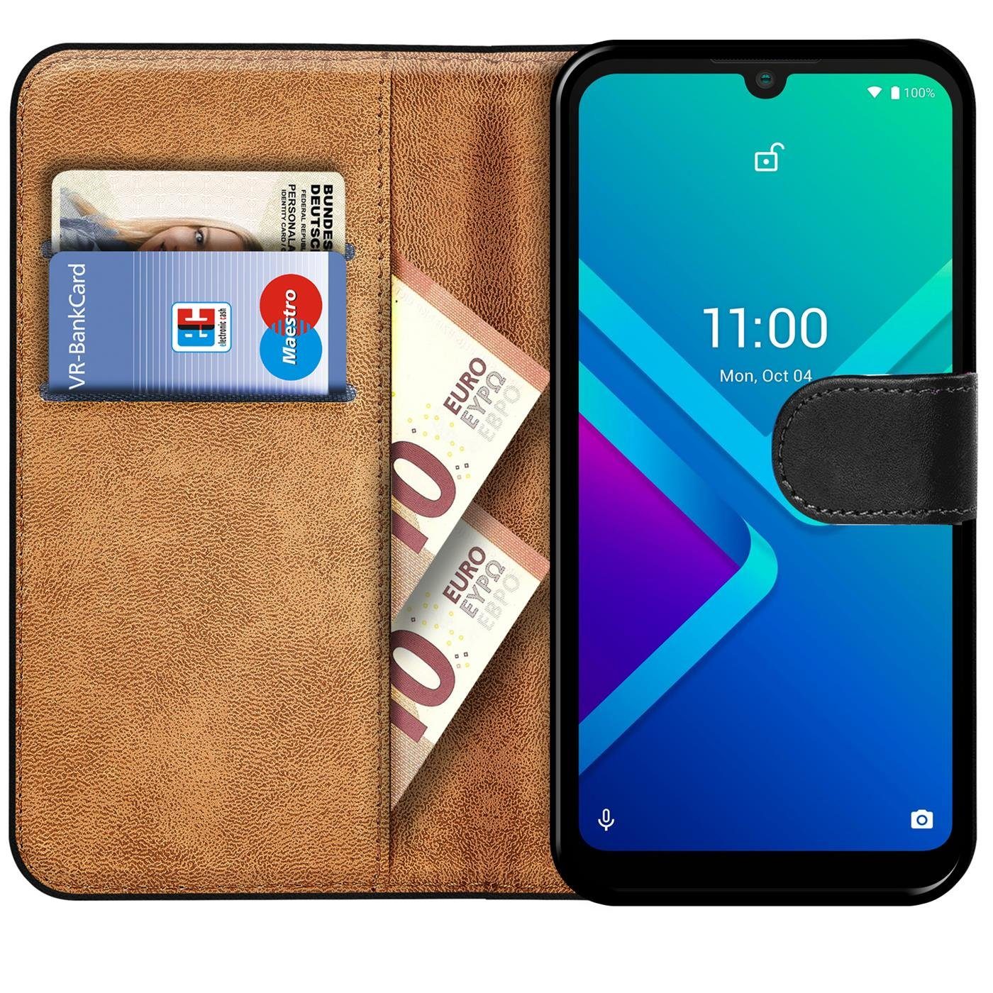 CoolGadget Handyhülle Book Case Handy Tasche für Wiko Y82 6,1 Zoll, Hülle Klapphülle Flip Cover für Wiko Y82 Schutzhülle stoßfest
