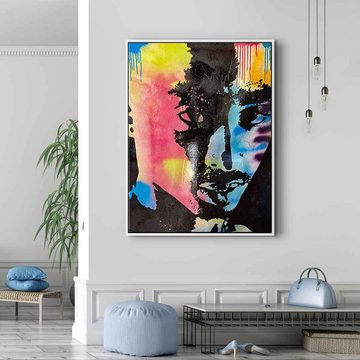 DOTCOMCANVAS® Leinwandbild Tupac, Leinwandbild Tupac Shakur 2Pac Portrait Rap Rapper Musik Pop Art