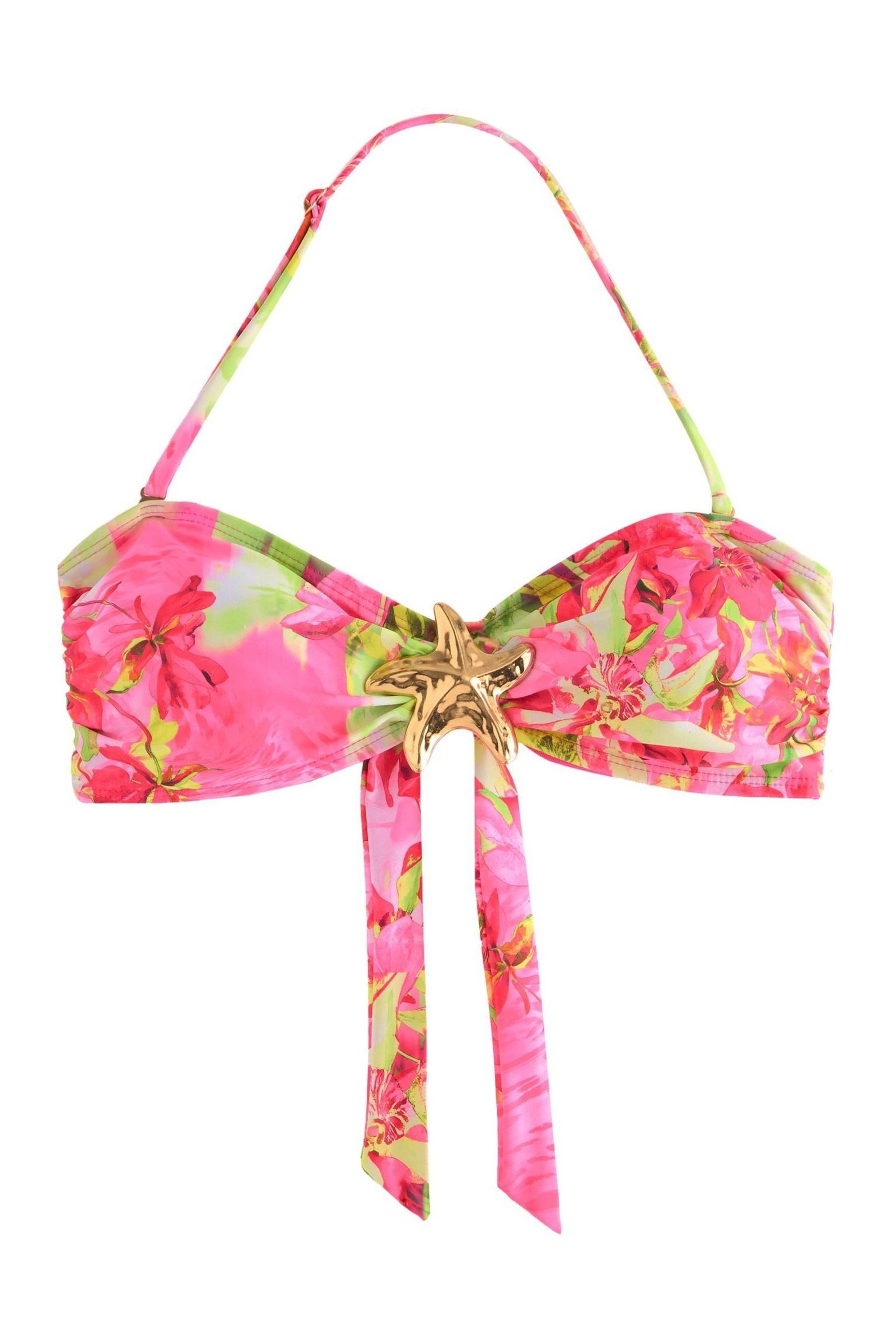 LIPSY Triangel-Bikini-Top Lipsy Bikinitop mit Seestern-Besatz vorne (1-St)