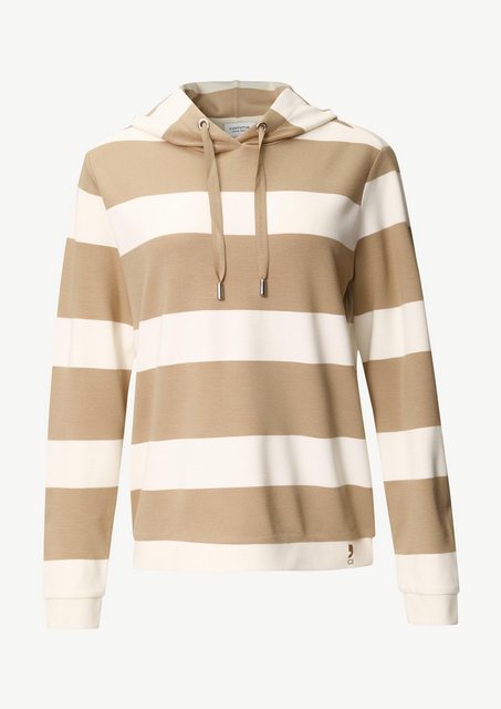 comma casual identity Sweatshirt Sweatshirt mit Kapuze und Blockstreifen Lo günstig online kaufen