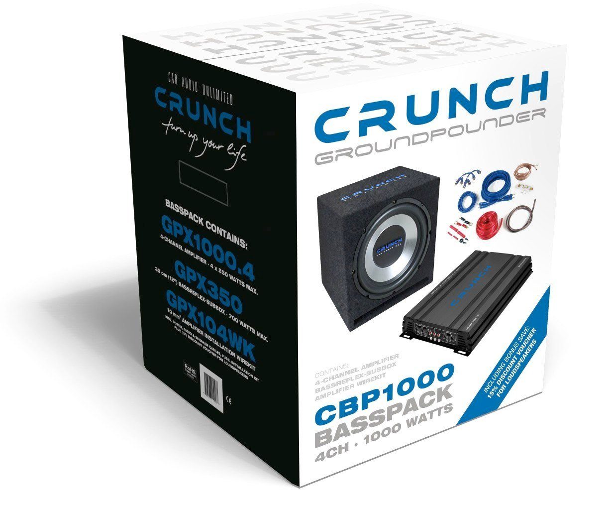 Crunch CBP1000 Auto-Subwoofer