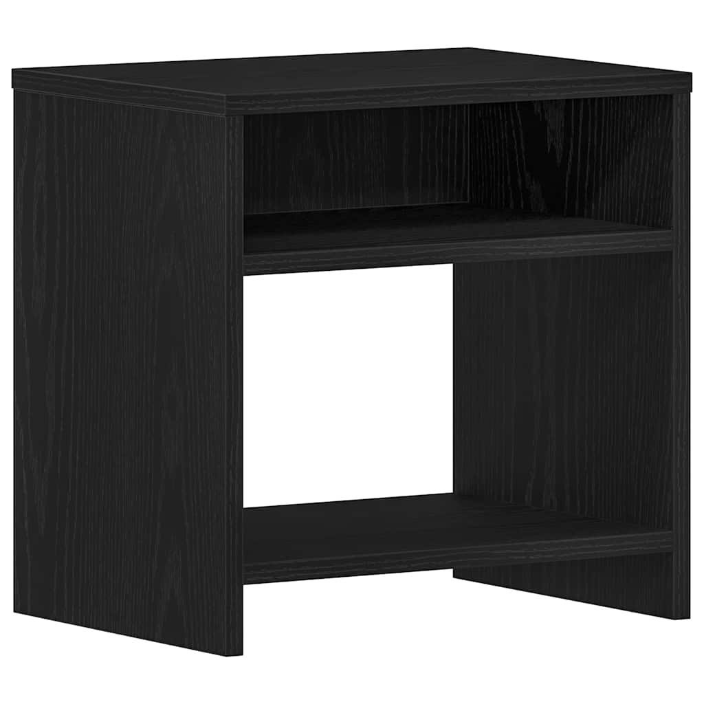 vidaXL Nachttisch Nachttisch Schwarz Eichen-Optik 40x30x40 günstig online kaufen
