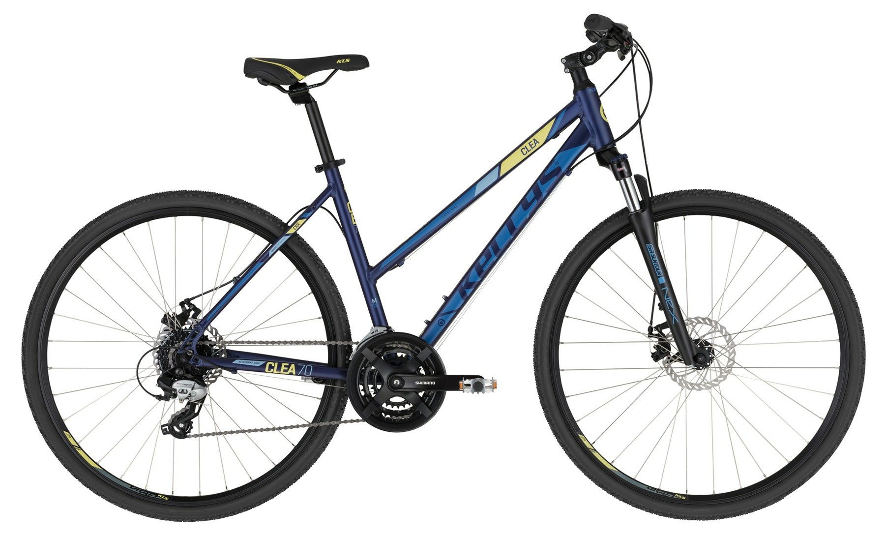 Kellys Fitnessbike Fitnessbike CLEA 70 Dark Blue 28" Trapez, 24 Gang Shimano SHIMANO TX800 (direct mount) Schaltwerk