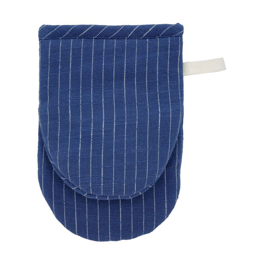 Södahl Topfhandschuhe Mini-Ofenhandschuh 21x14 cm Organic Line Königsblau, Mini-Ofenhandschuh, 21,00cm, Stoff: 100 % Bio-Baumwolle, blau