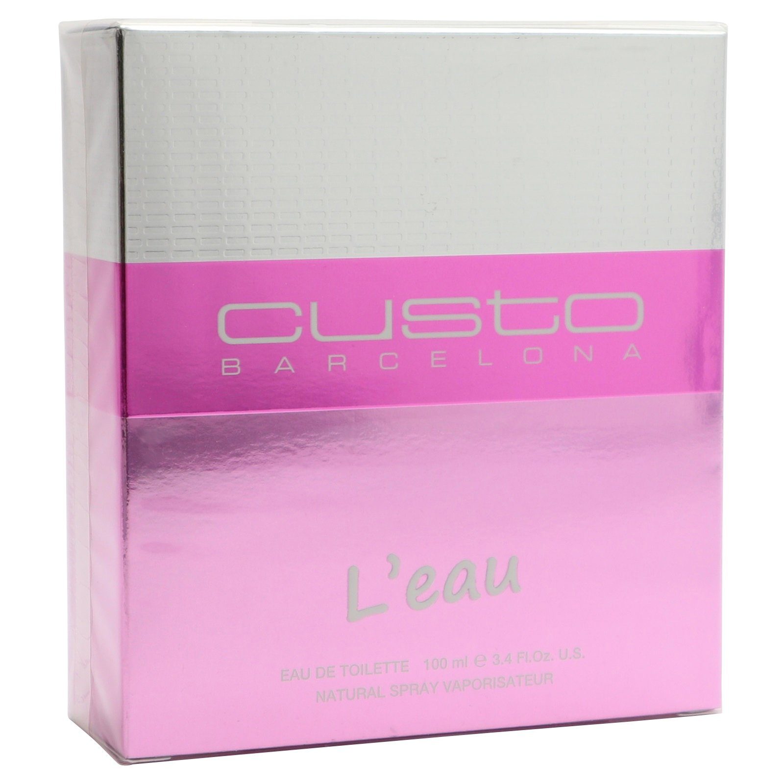 L'eau Custo ml Eau de Toilette Woman Custo Spray Toilette Eau 100 de Barcelona Barcelona