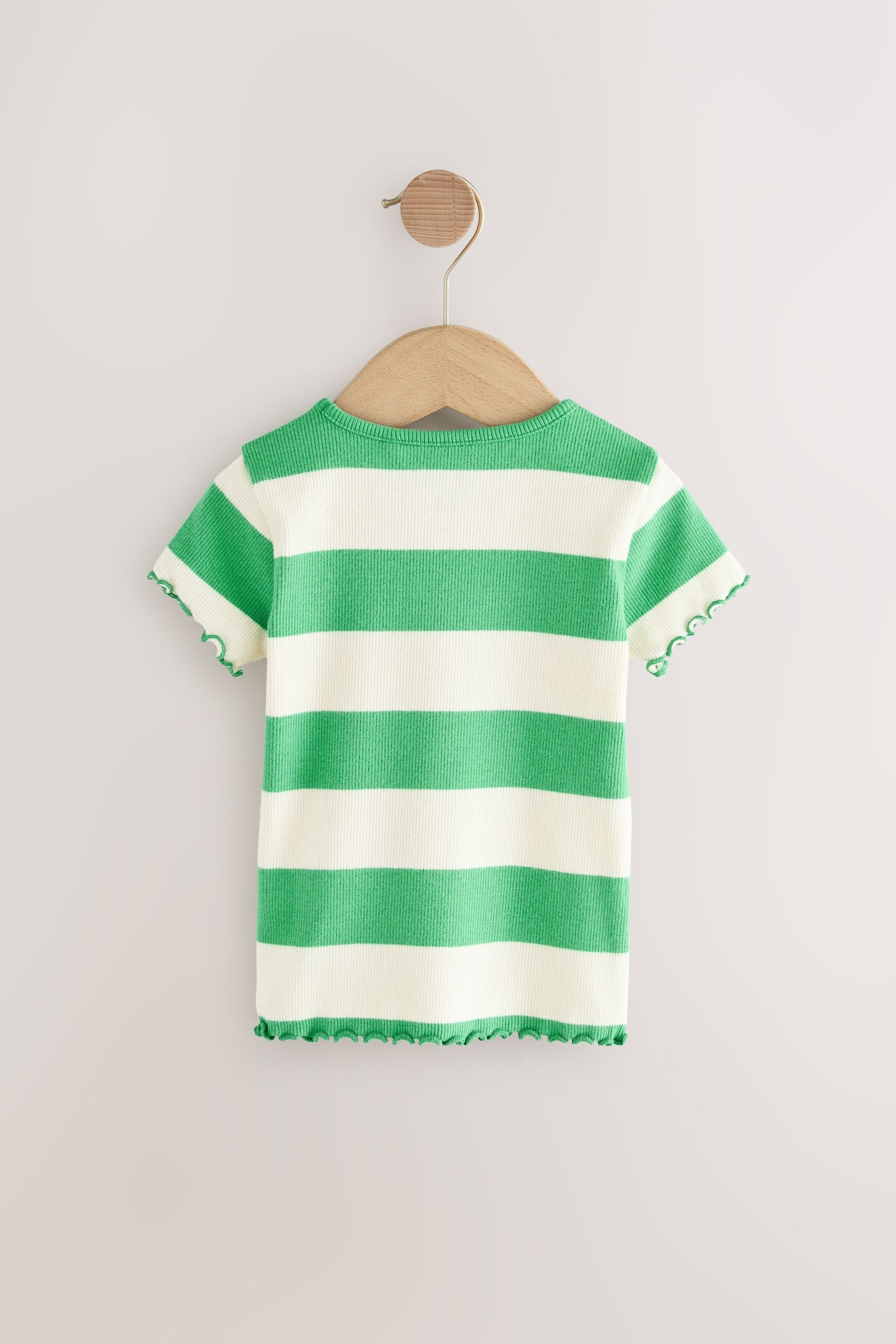 Next T-Shirt T-Shirts mit Rippenmuster, 5er-Pack günstig online kaufen