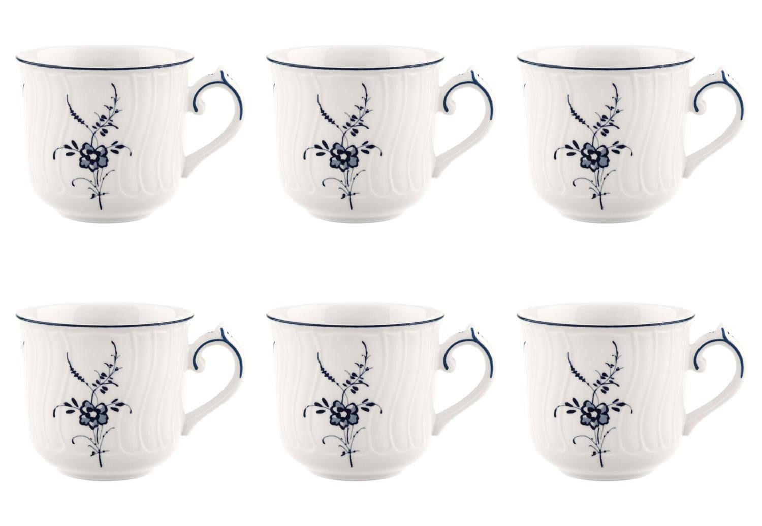 Villeroy & Boch Tasse Vieux Luxembourg, Porzellan, Spülmaschinengeeignet, Mehrfarbig, Vieux Luxembourg, H: cm