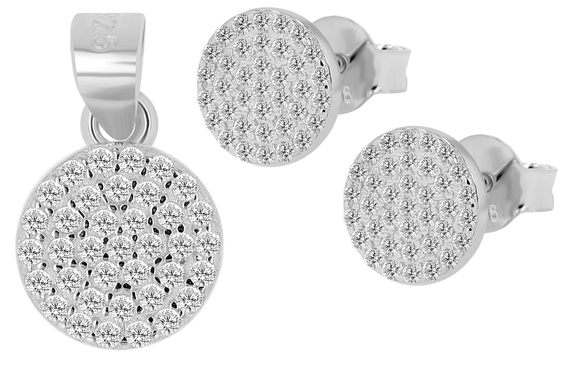 Schmuckset Niha, 925e Sterlingsilber, langlebih