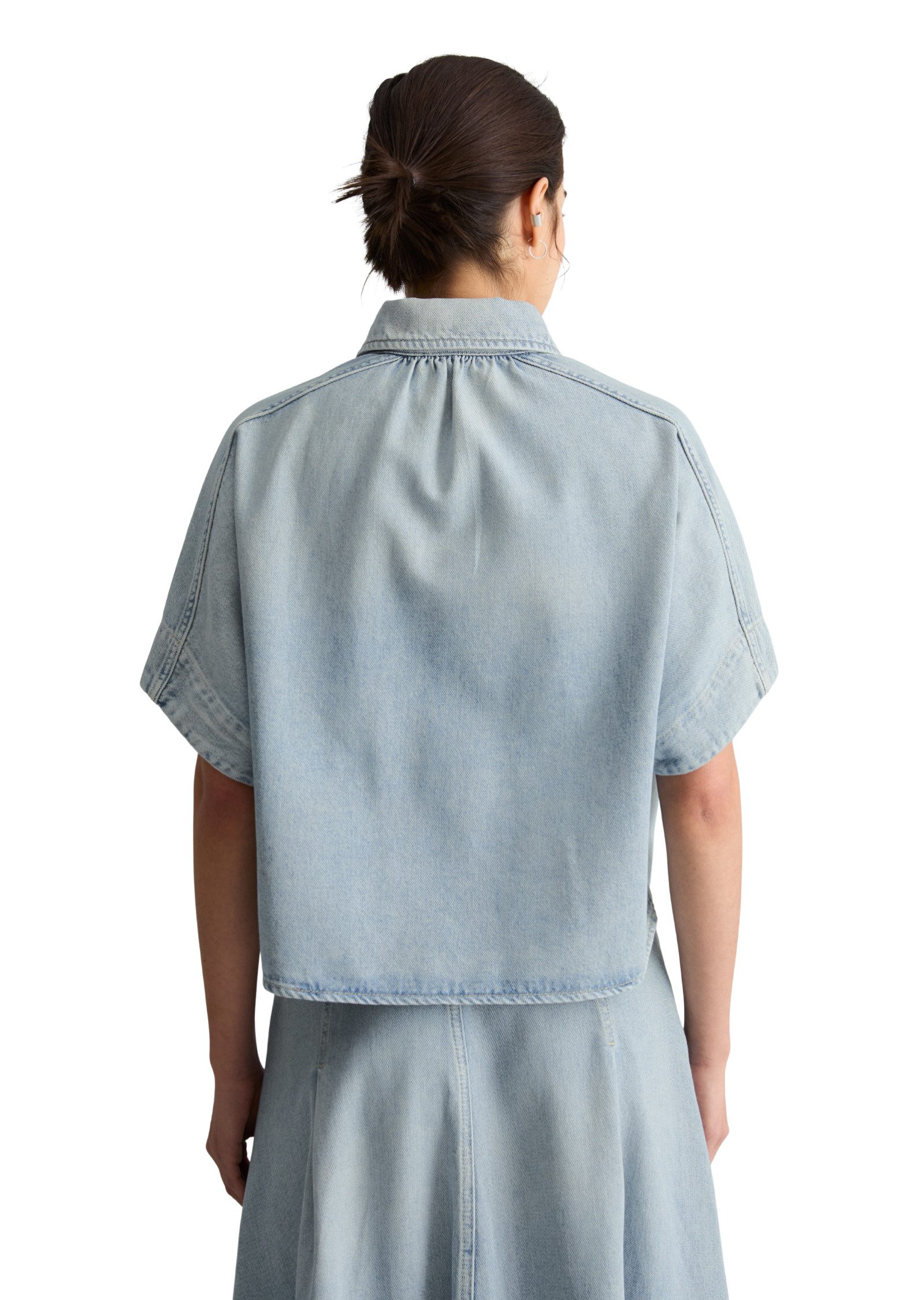 Marc O'Polo DENIM Jeansbluse aus reiner Baumwolle – Bild 3 von 5