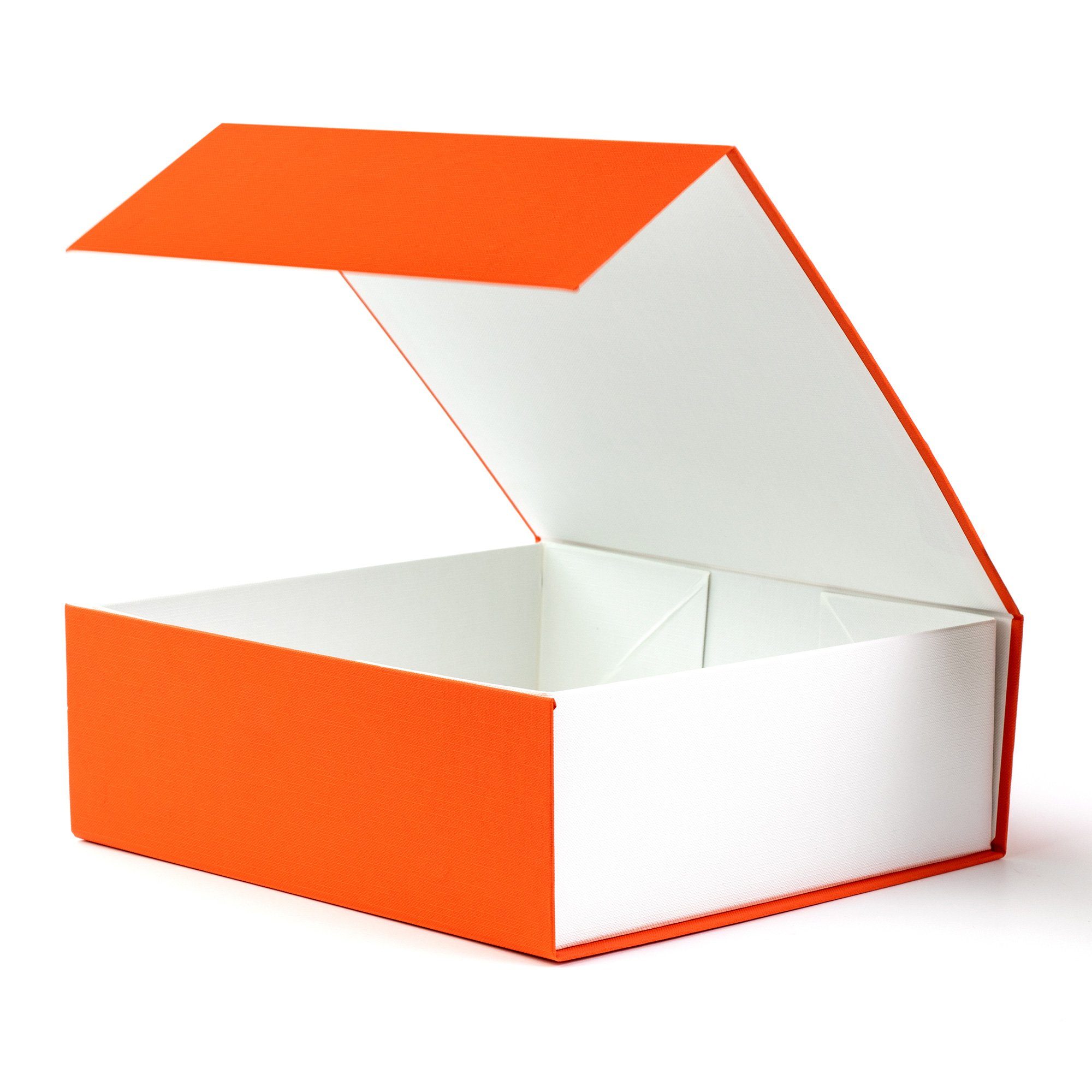AdelDream Aufbewahrungsbox für Geburtstagsgeschenk Deckel und Babybrautjungfer Rechteck mit und Magnet Hochzeiten, Orange Geschenkbox Geschenkbox