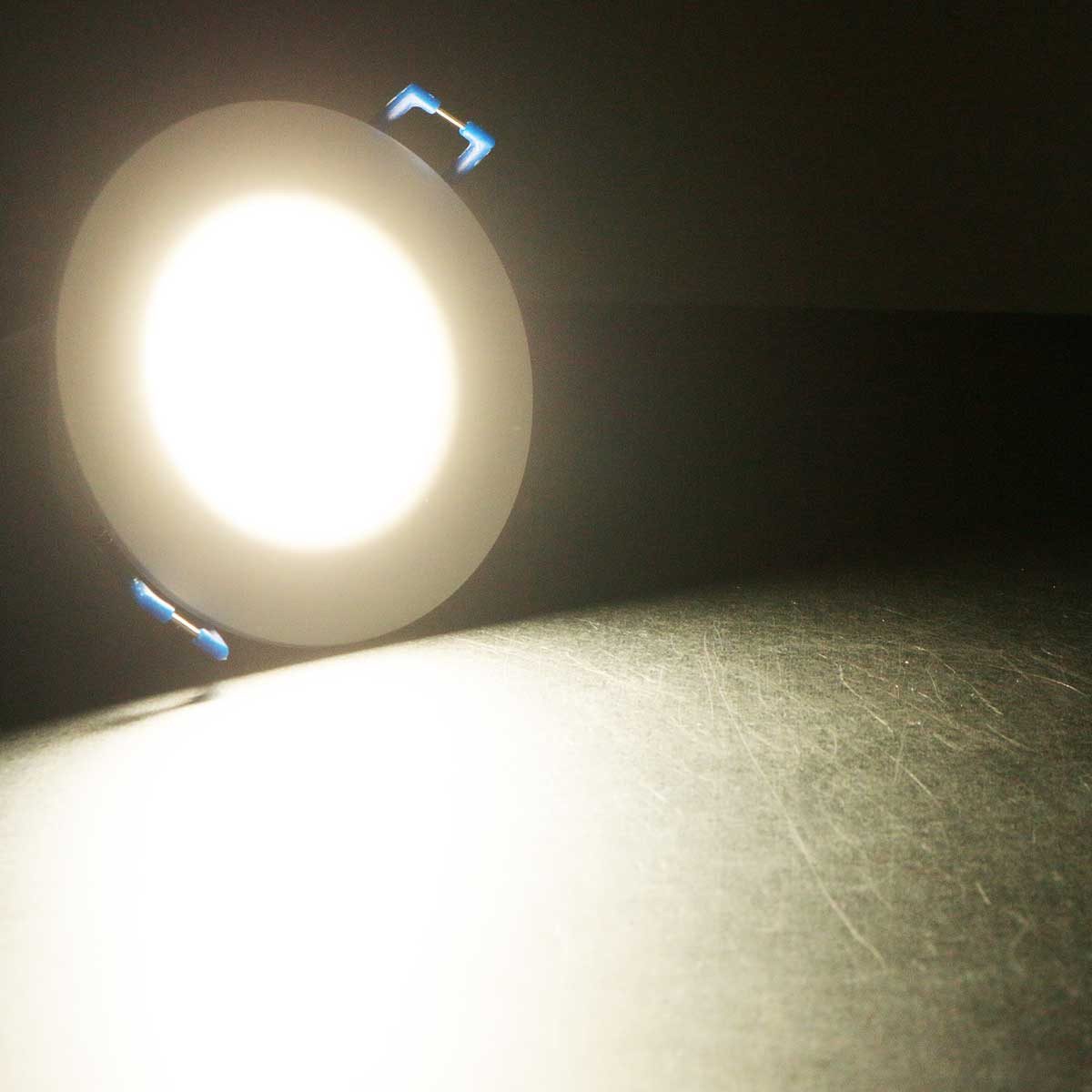ChiliTec LED Deckenspot LED-Einbauleuchte "Flat-30 FR-R", neutralweiß,IP44, daylight/tageslichtweiß