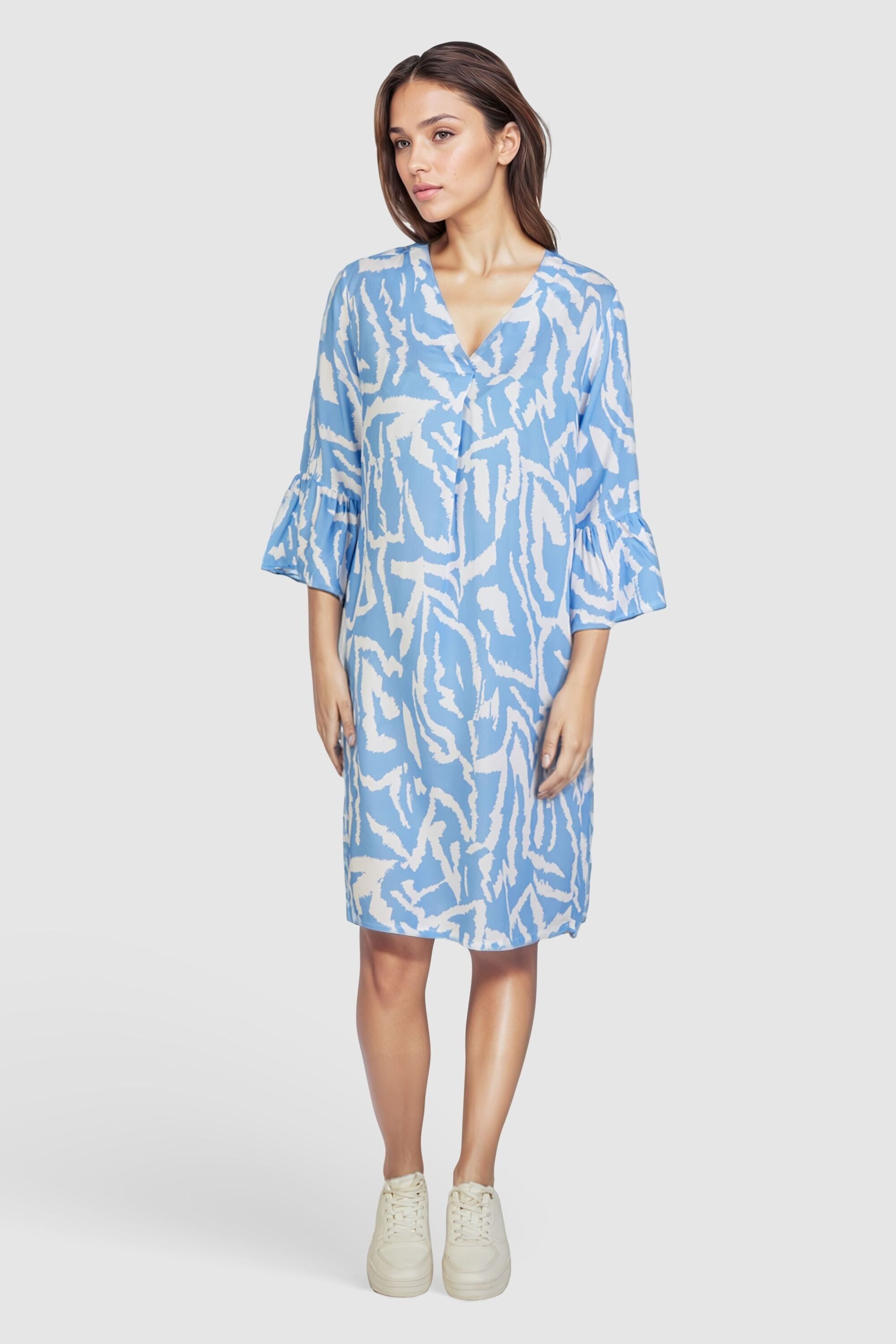 NAVIGAZIONE Jerseykleid (1-tlg) mit Allovermuster