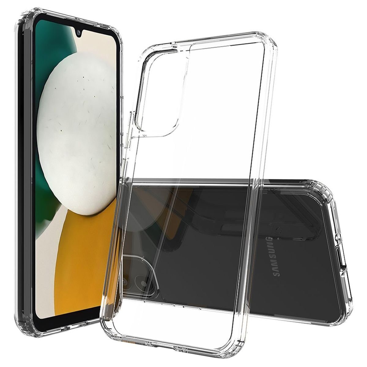CoverKingz Handyhülle Hülle für Samsung Galaxy A34 5G Handy Case Hybrid Silikon Bumper 16,76 cm (6,6 Zoll), Handyhülle Schutzhülle Transparent Hybrid Silikonhülle