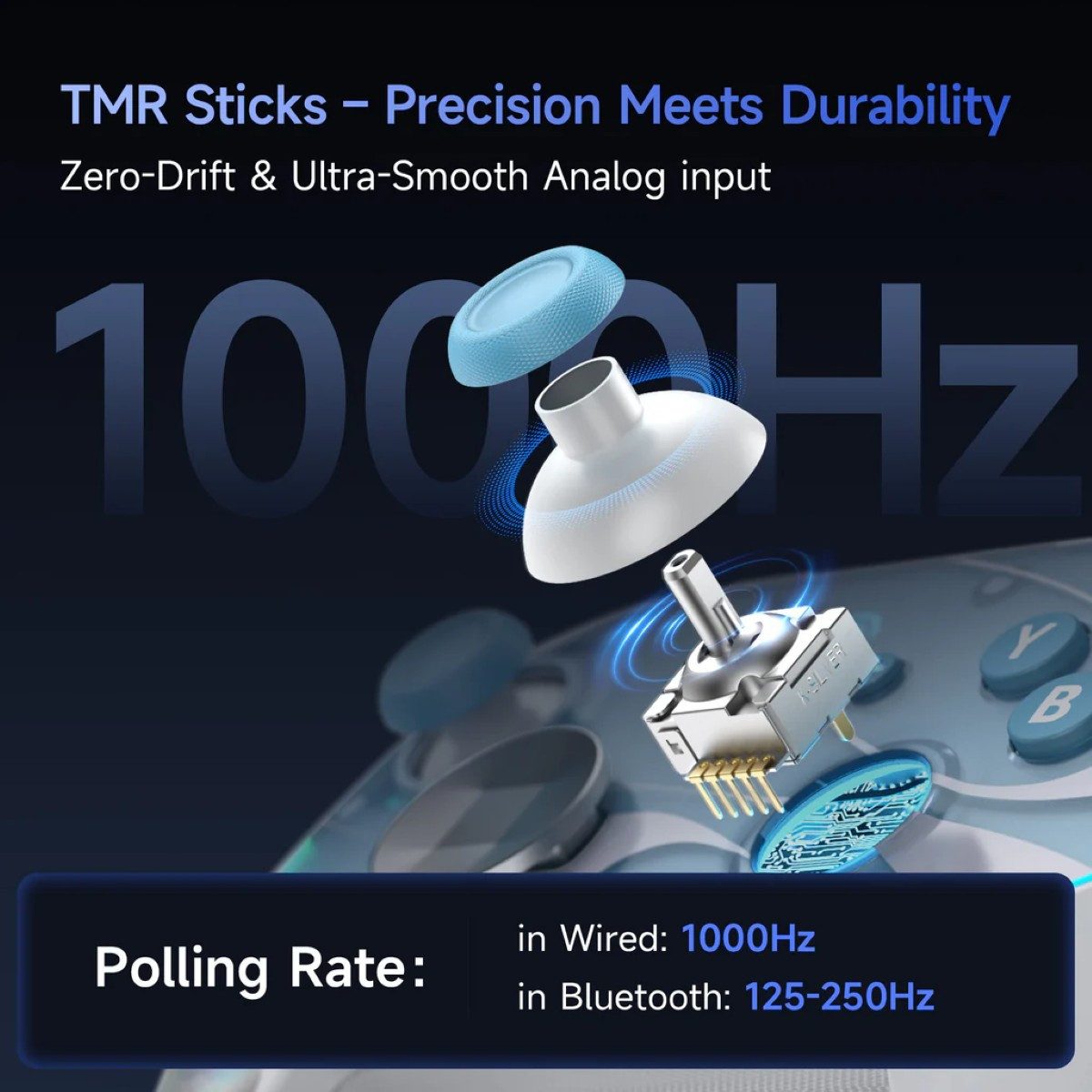 EasySMX S10 kompatibel mit Switch, Windows, Android & IOS Gaming-Controller (6-Achsen Bewegungssteuerung)