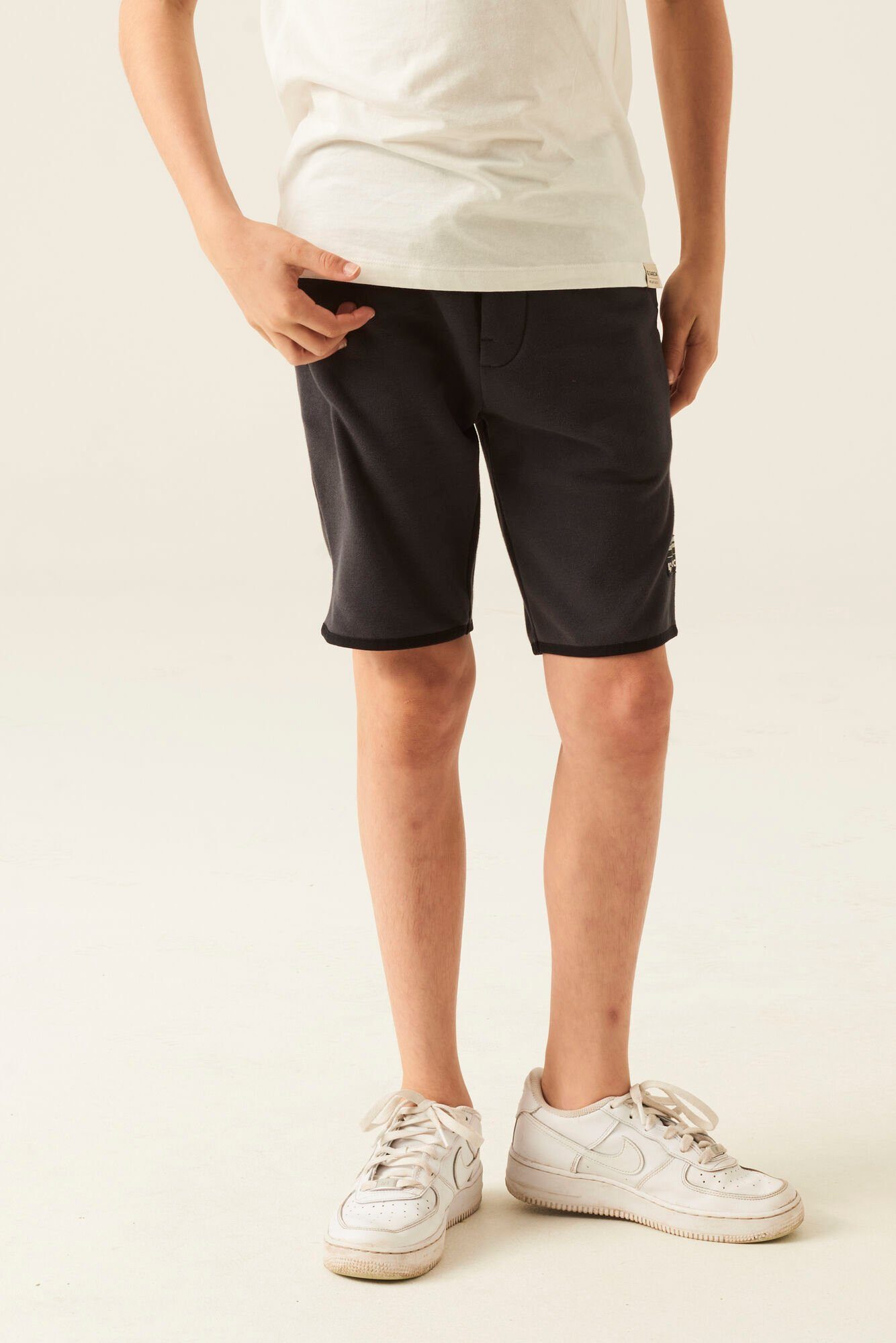 grey Shorts Kordelzugbund dark mit Garcia