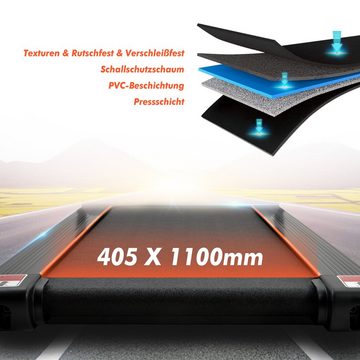 Merax Laufband, Hydraulisch faltbar, 2,5 PS, 1-16 KM/h, mit LCD Display, APP+Bluetooth+Aux, 12 Programmen, belastbar bis 110 kg