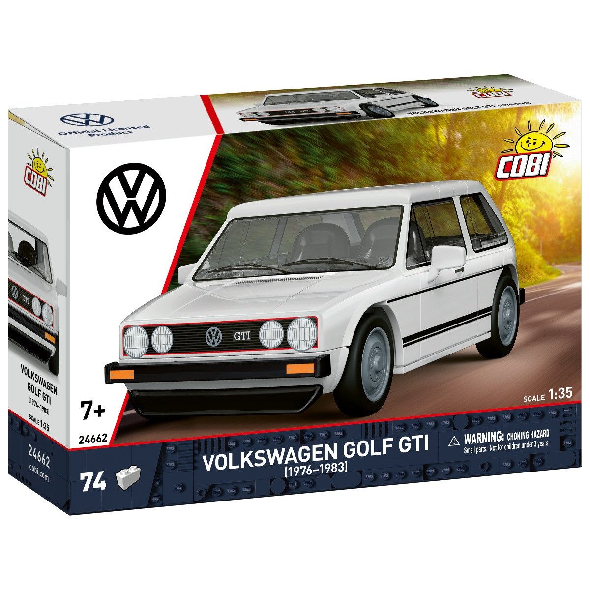 COBI Aufblasbarer Cooler Bausatz Volkswagen Golft GTI 1976 bis 1983 weiß 1:35