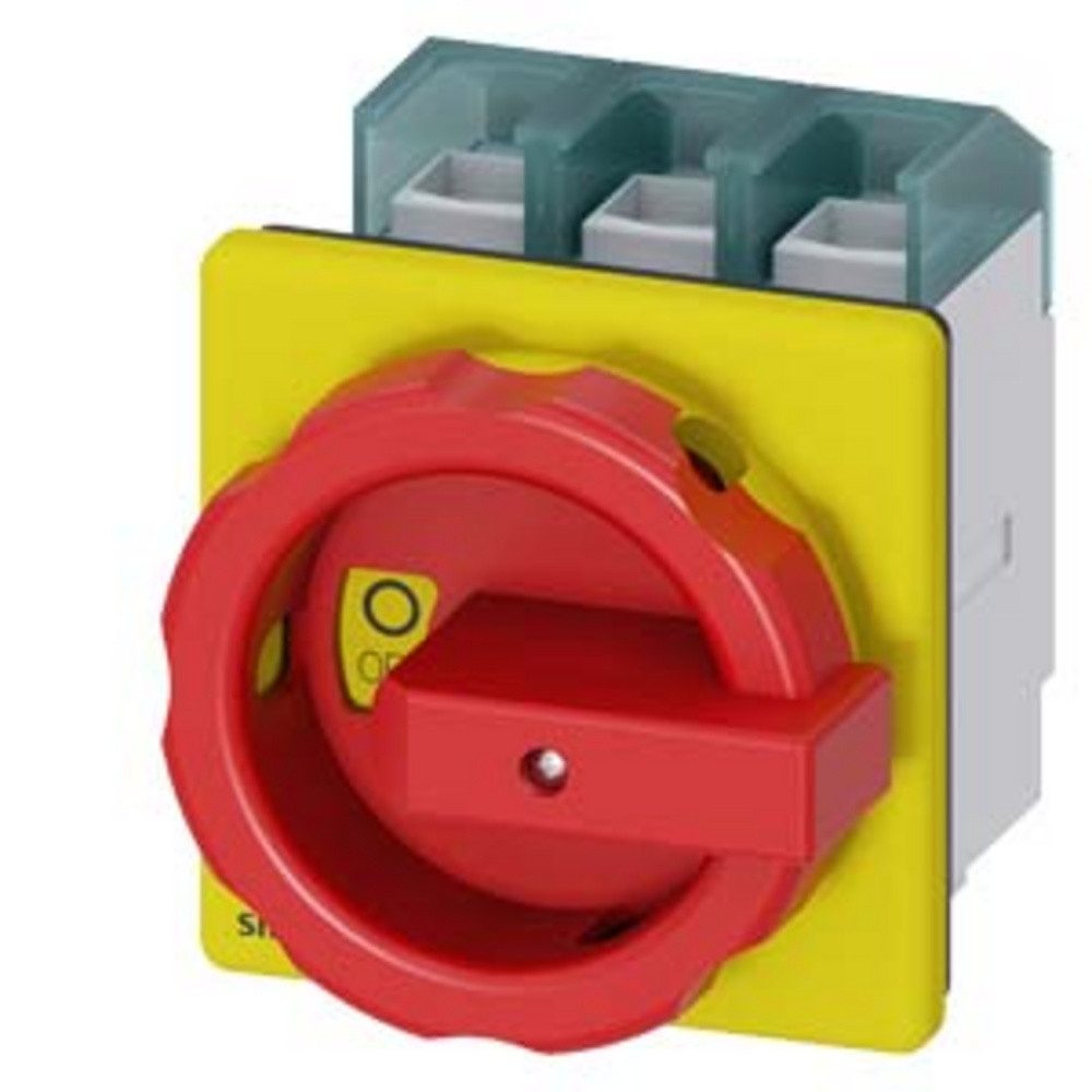 SIEMENS Stromverteiler Lasttrennschalter Rot, Gelb 3polig 50 mm² 100 A 690 V/AC Siemens 3