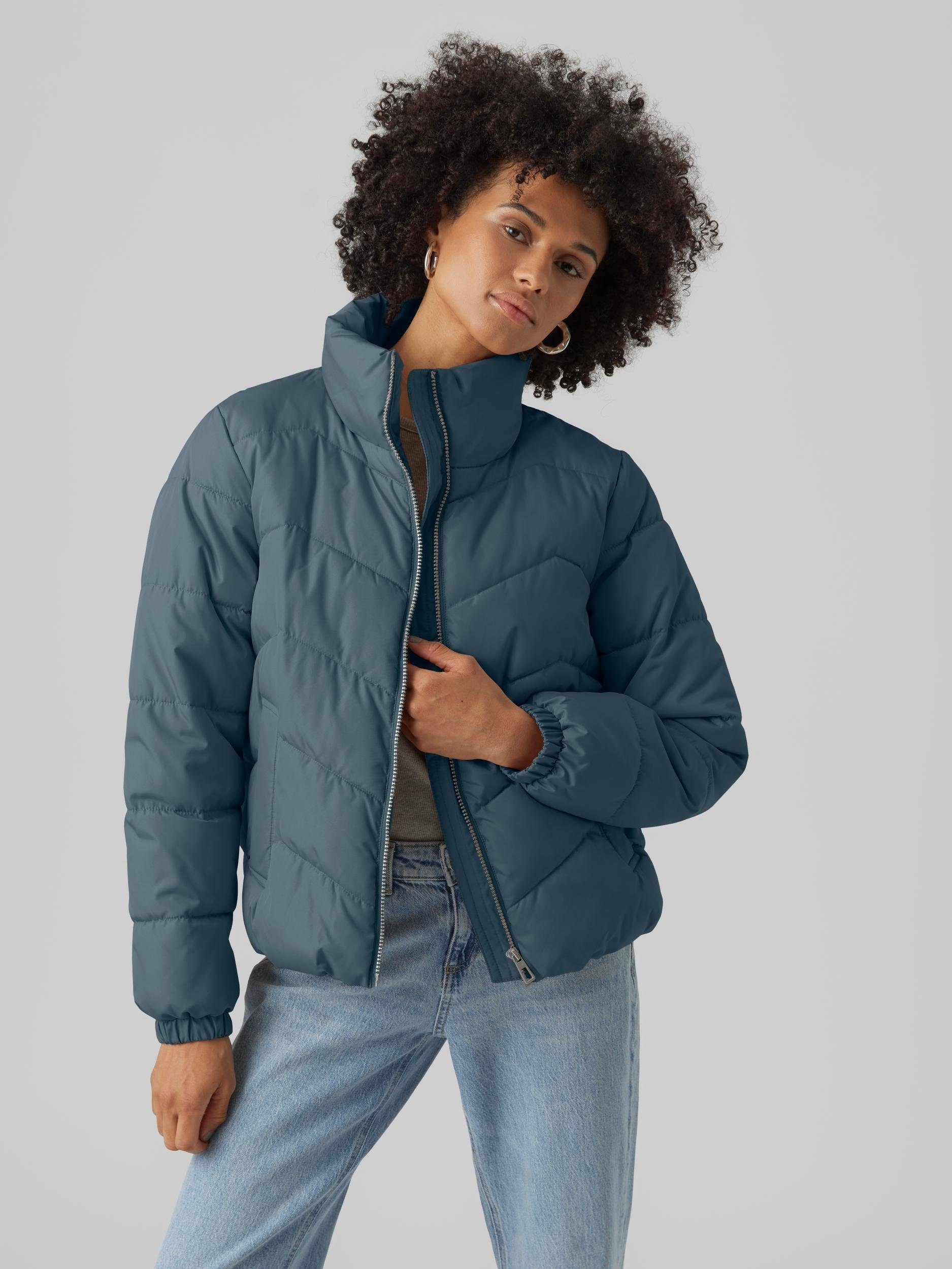 Vero Moda Steppjacke VMLIGA SHORT JACKET BOOS Stormy Weather | Übergangsjacken