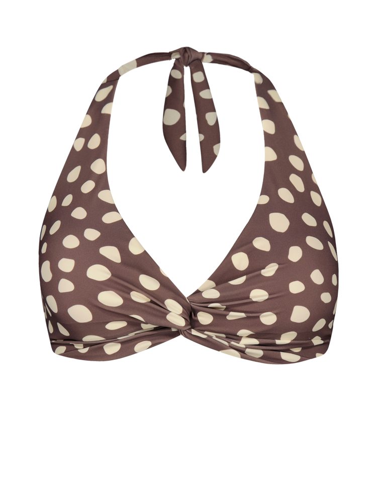 Barts Bügel-Bikini-Top Dauna Cross Halter COFFEE