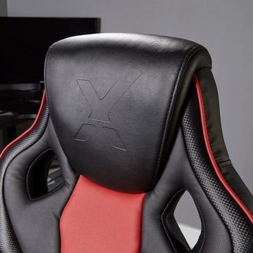 X Rocker Gaming-Stuhl Maverick - Ergonomischer Bürodrehstuhl für Jugendliche & Erwachsene