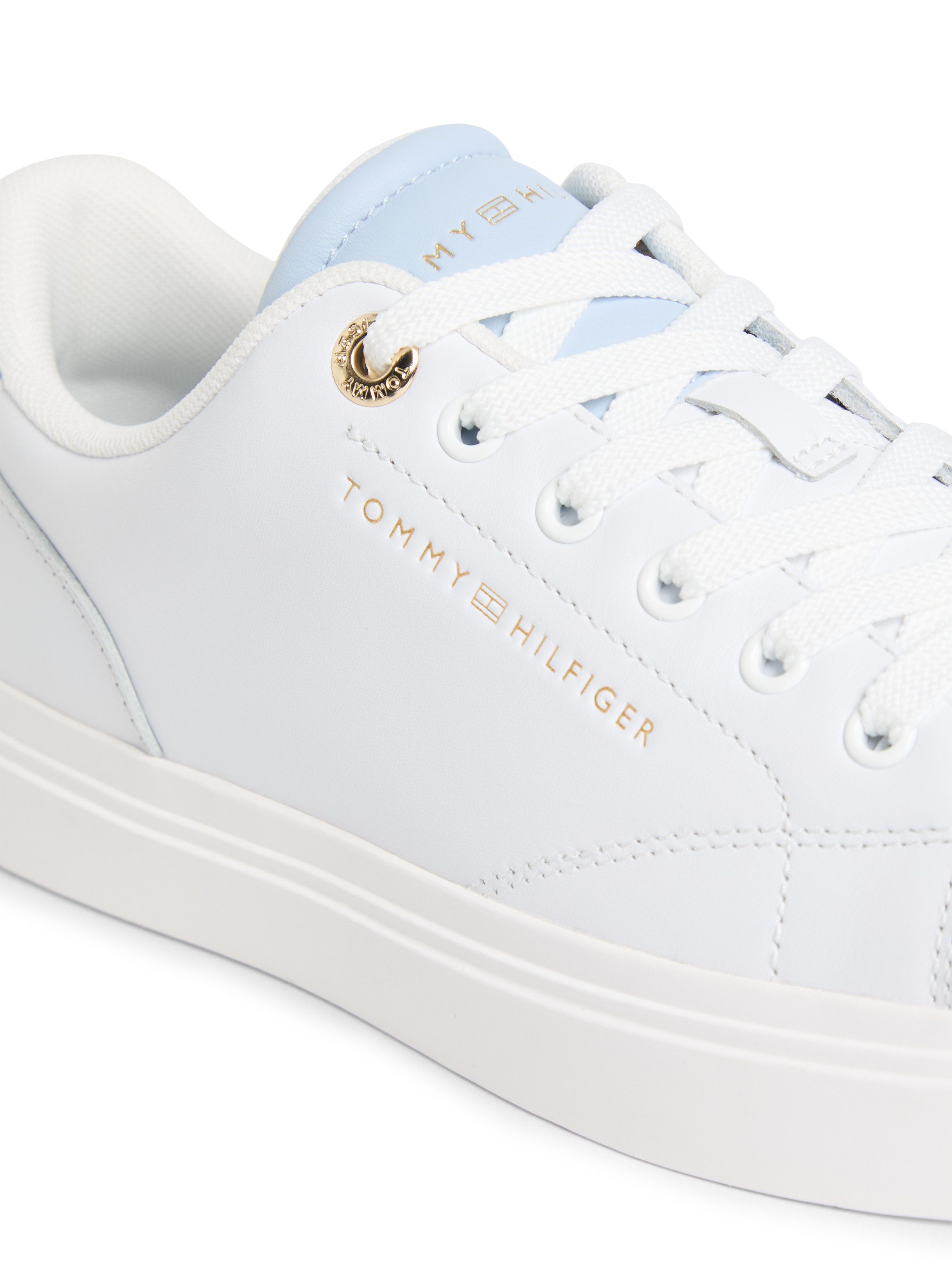 Tommy Hilfiger TH CHIC SNEAKER Plateausneaker Freizeitschuh, Halbschuh, Schnürschuh mit Ziernähten