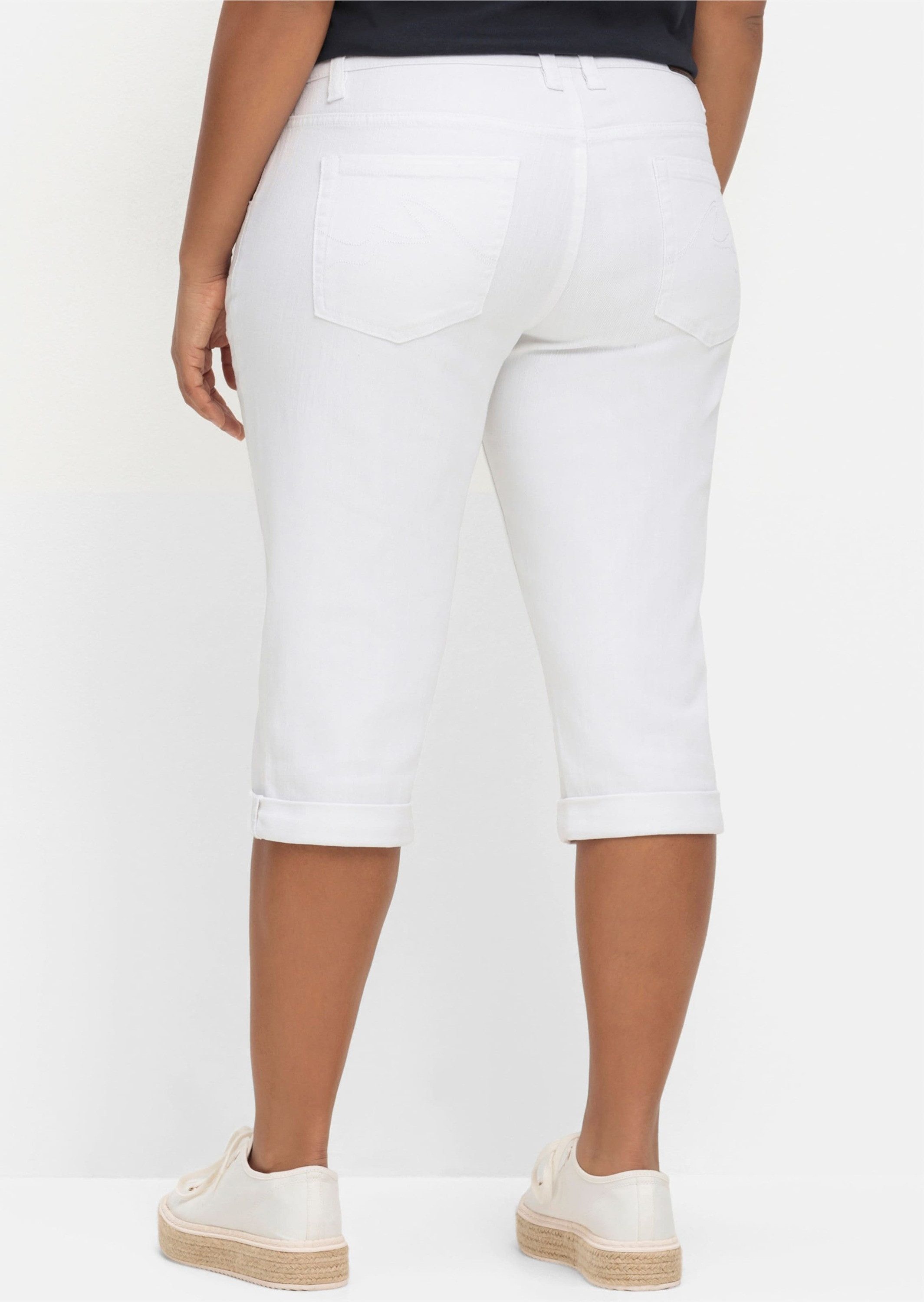 Sheego Jeansshorts 3/4-Jeans günstig online kaufen