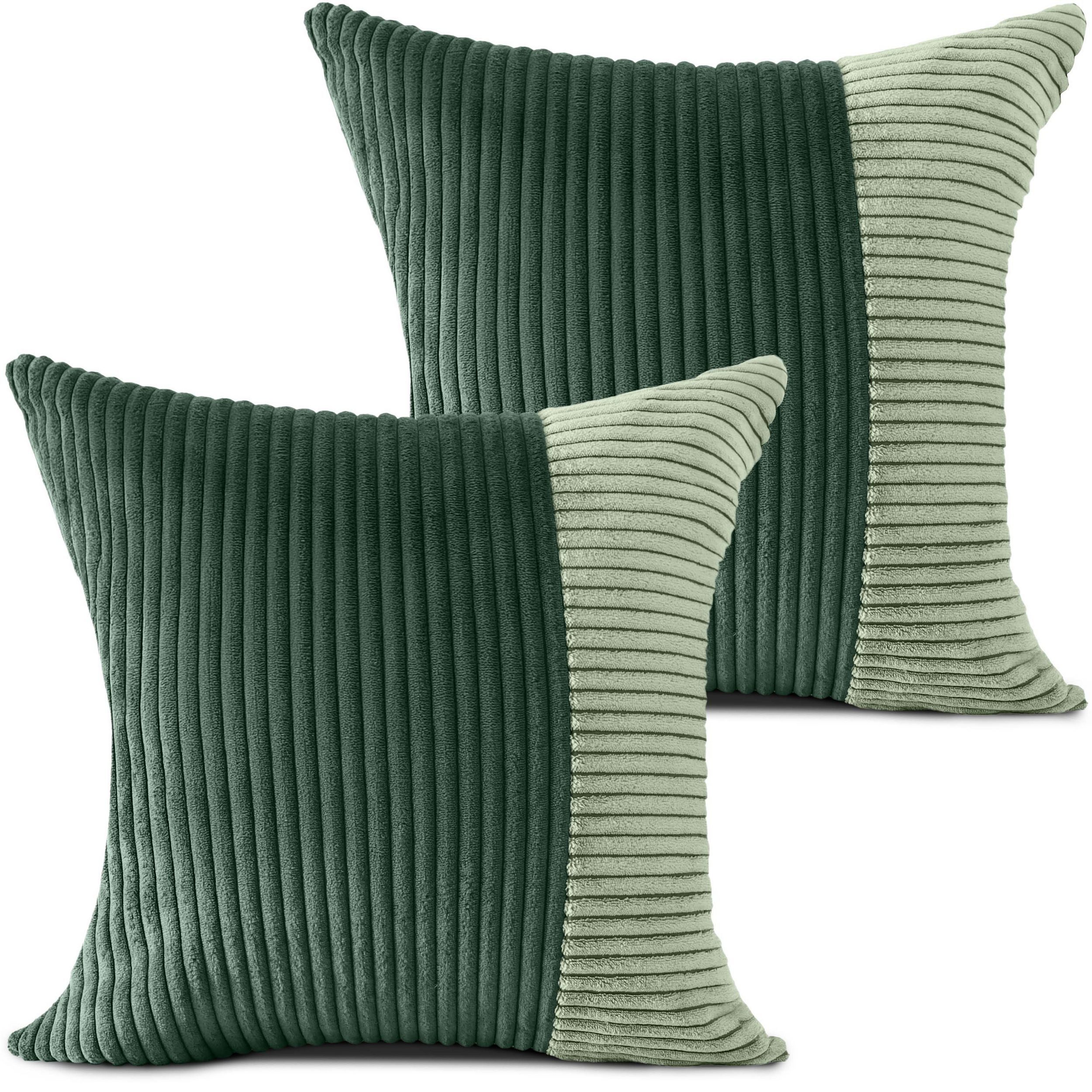 Amilian Kissenbezüge - 2er Set Kissenbezug - Zierkissenbezüge - Bezug für D günstig online kaufen