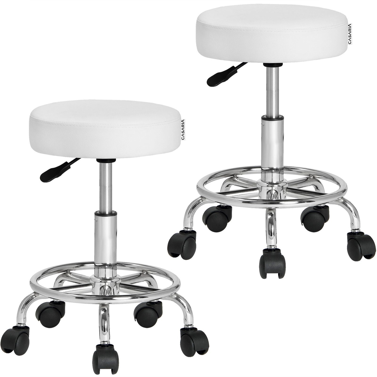 Casaria Drehhocker, 2er Set Höhenverstellbar 10cm günstig online kaufen