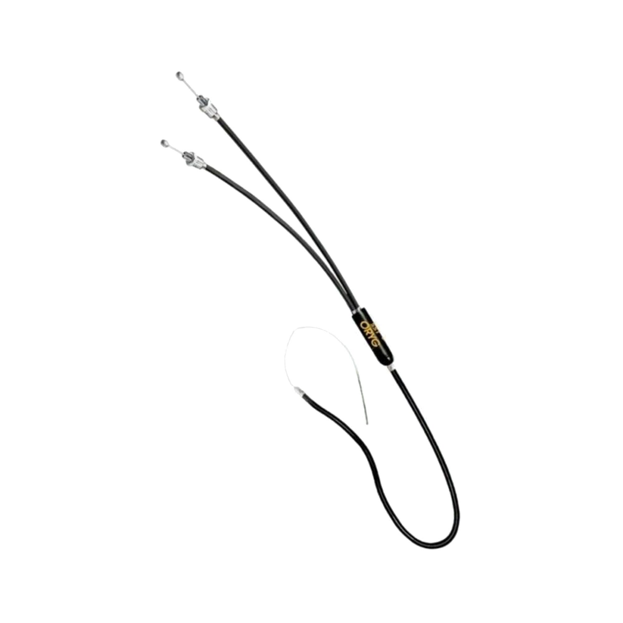 Point Bowdenzug Oryg (Set für vorne und hinten, 2-St., Set für vorne und hinten), BMX Bremszug Fahrrad Set Brems-Bowdenzugset 360° Rotor Amax 230-265
