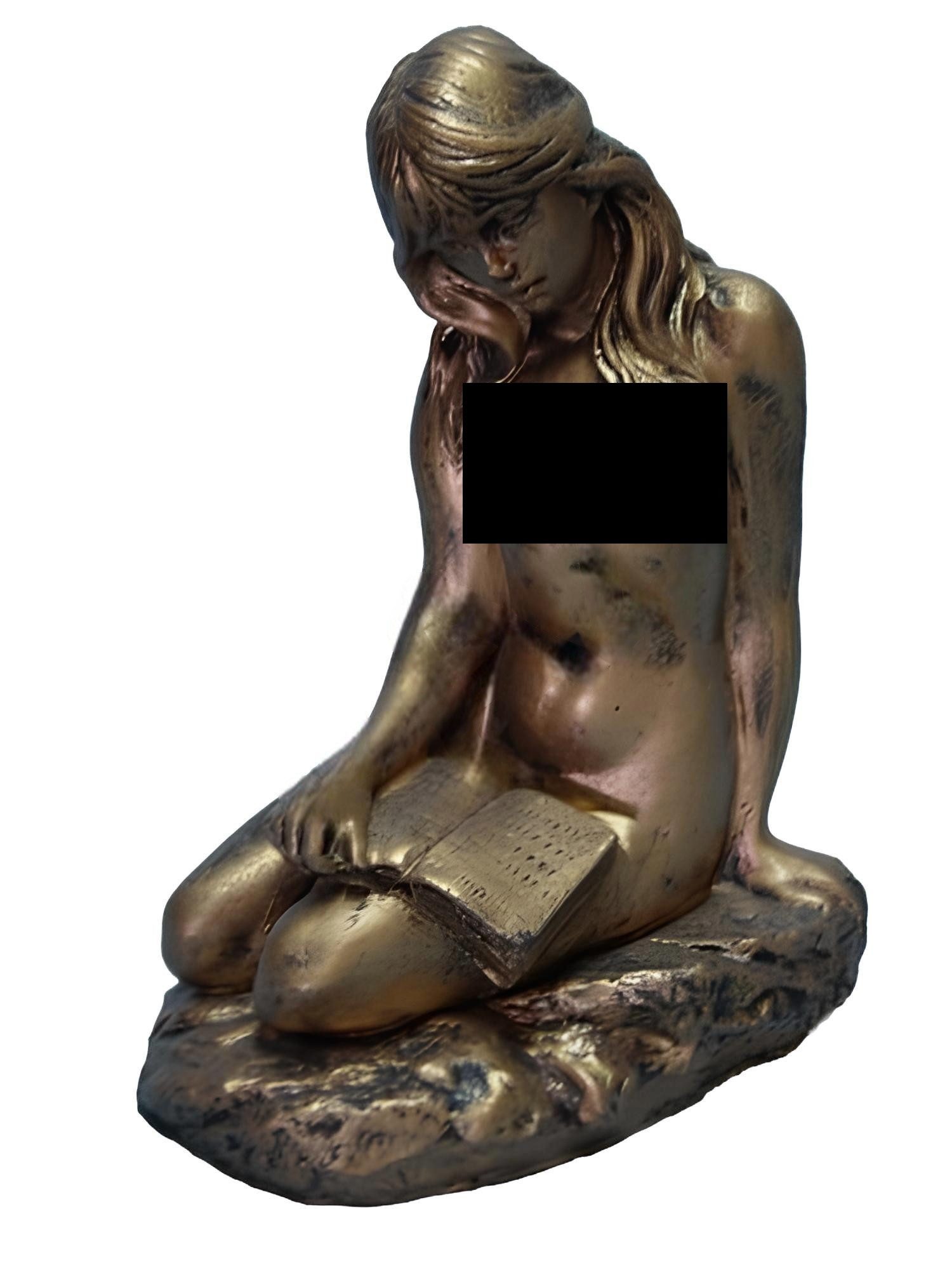 JVmoebel Skulptur Elegante griechische Figur aus hochwertigem Material (Griechische Figur Material : Kunststoff 33 cm Höhe), Made in Europa