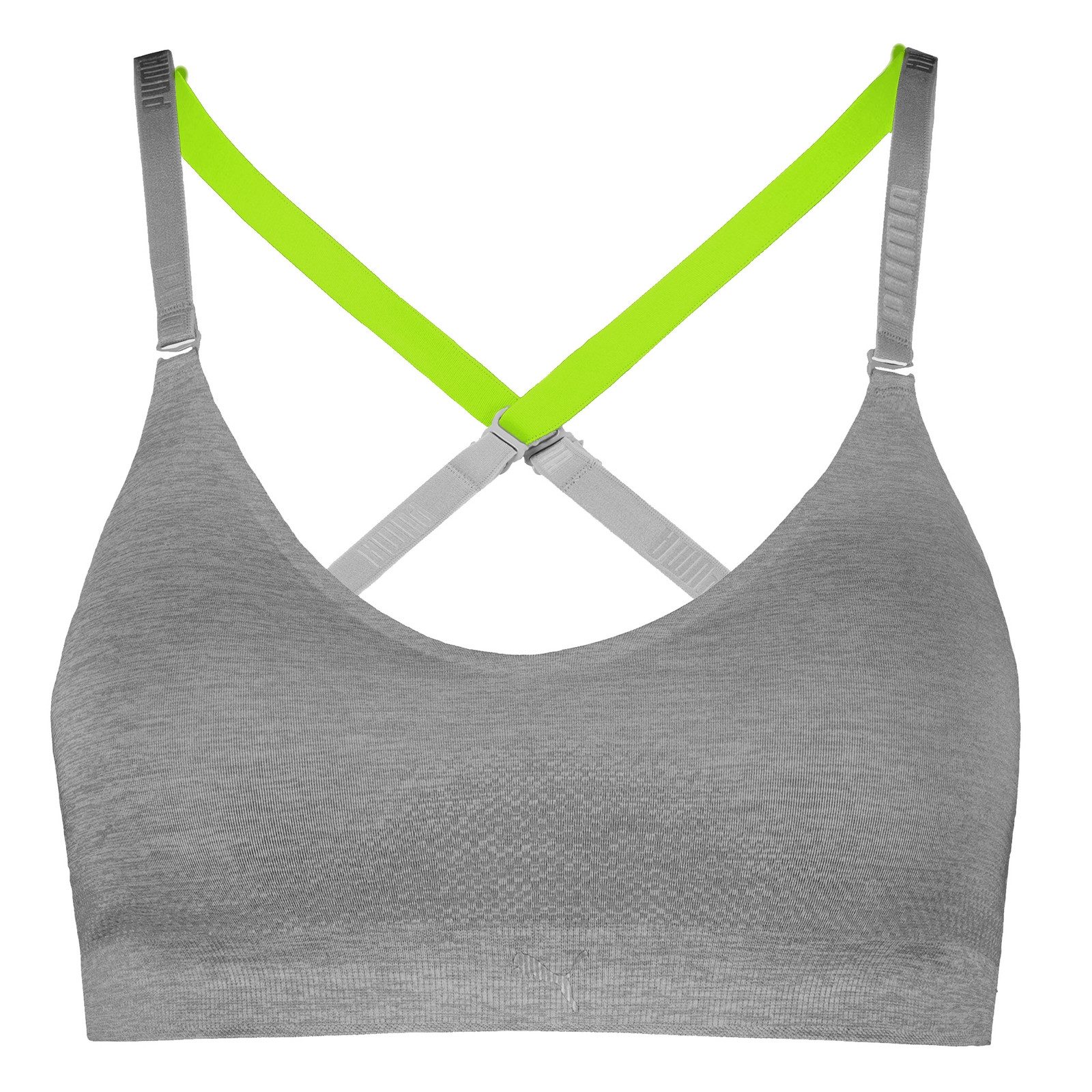 PUMA Sport-Bustier 3D Knit Sport Triangle Top (1-tlg) mit herausnehmbaren C günstig online kaufen