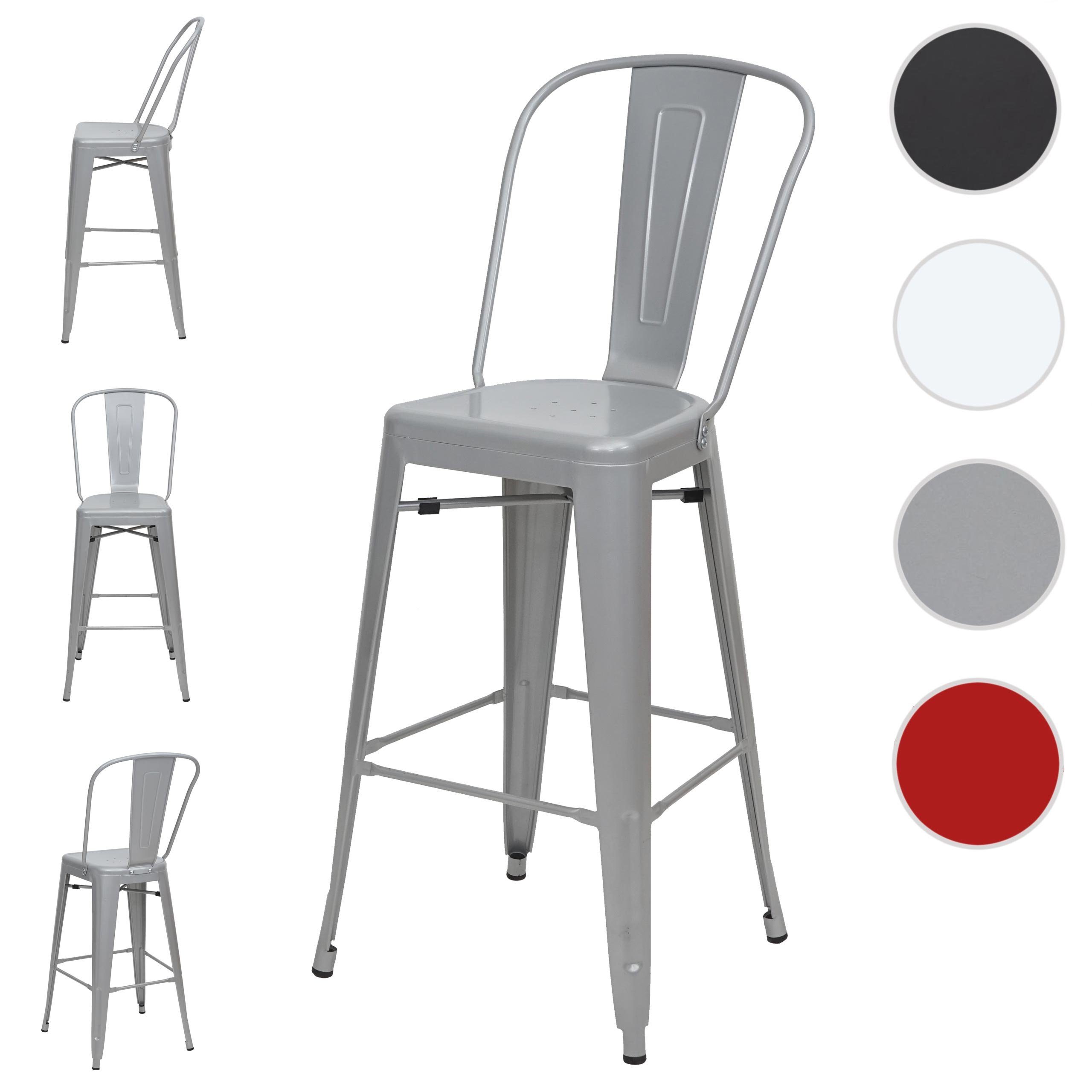MCW 120 Barhocker pro kg Stuhl: 4er-Set, Belastbarkeit grau 4er), Stabilität, für MCW-A73-L-4 (Set, Querstreben