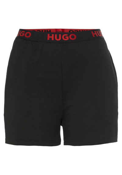 HUGO Sweatshorts SPORTY LOGO_SHORTS mit Hugo Logo-Elastikbund
