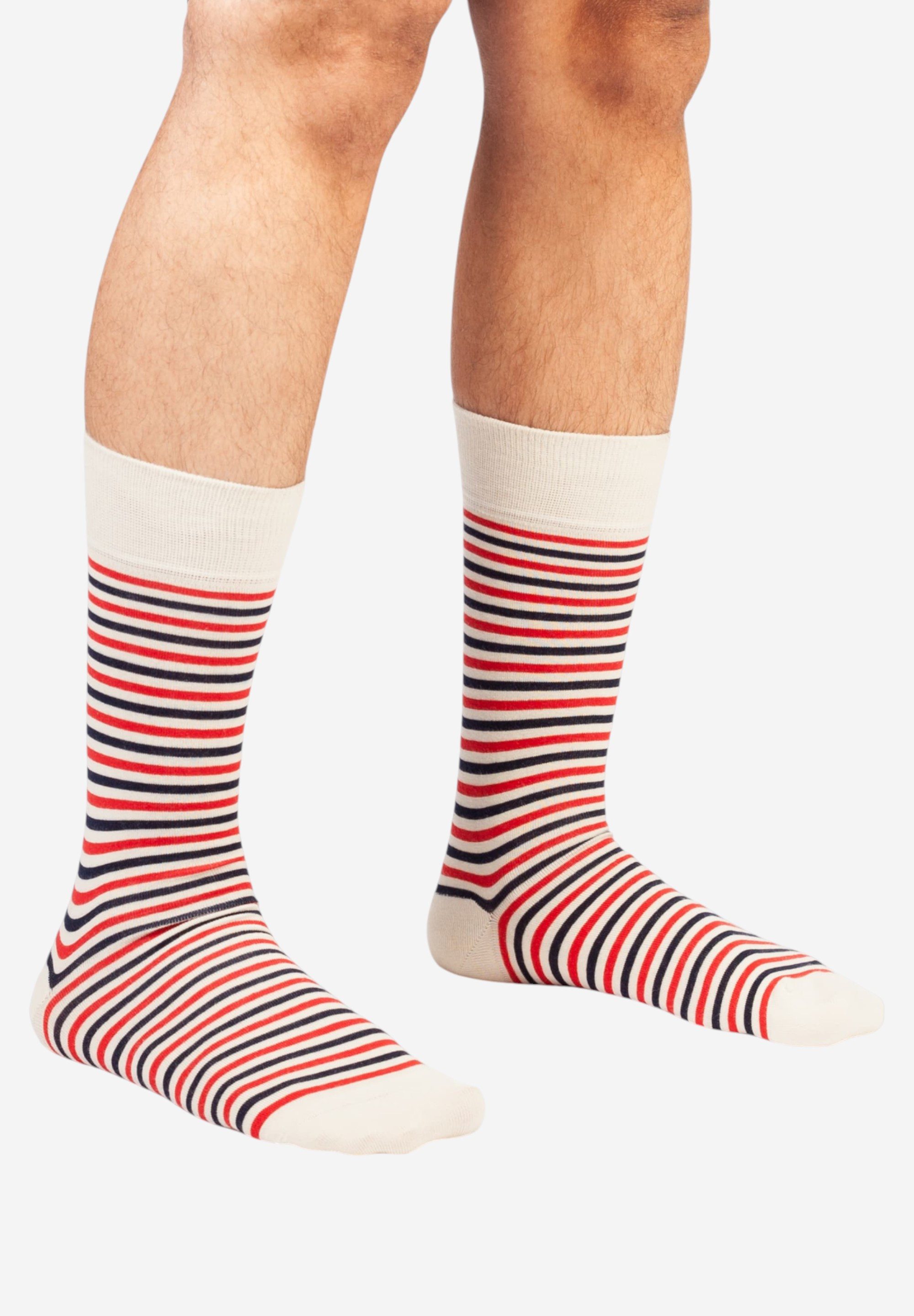 DillySocks Basicsocken French Riviera Aus Baumwolle & recyceltem Polyamid