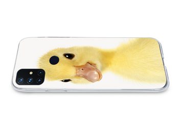 MuchoWow Handyhülle Ente - Küken - Süß - Kinder - Mädchen - Jungen, Phone Case, Handyhülle OnePlus Nord N10 5G, Silikon, Schutzhülle