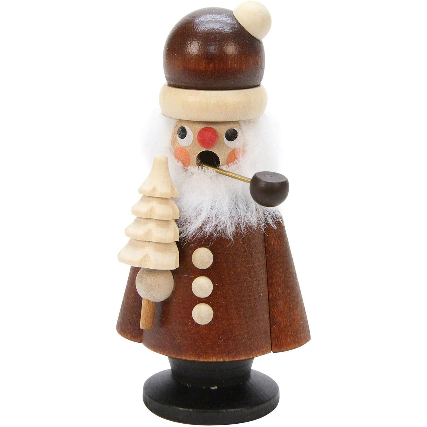 Räuchermännchen Weihnachtsmann natur (10,5cm) Räuchermann von Christian Ulbricht