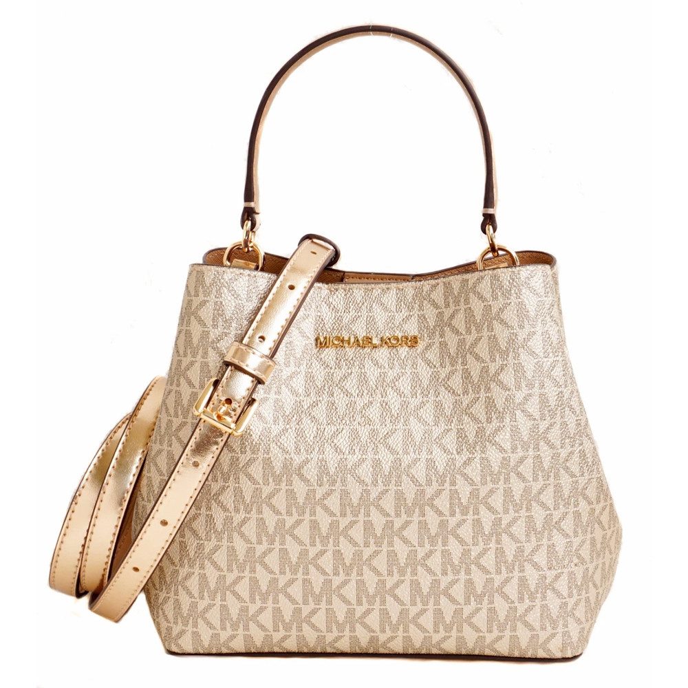 MICHAEL KORS Umhängetasche Pratt Small Schultertasche Pale Gold 35S5G3FM5M günstig online kaufen