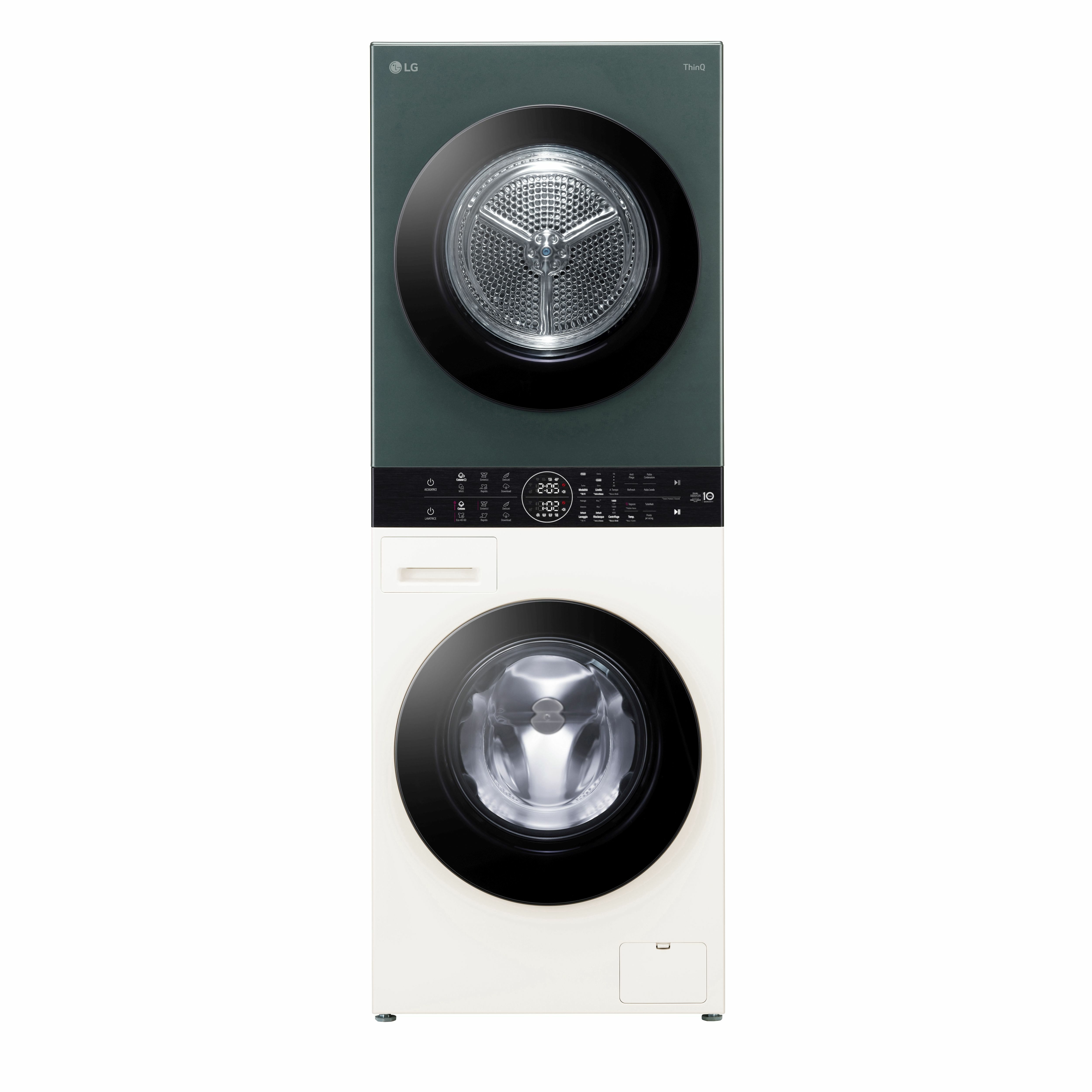 Valentinstagsgeschenk LG Waschtrockner WT1210EGF, 12 kg, 10 kg, 1400 U/min, Smart Diagnosis , grün