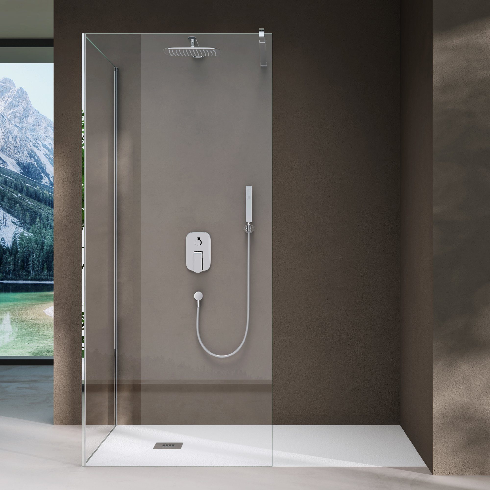 doporro Duschwand Duschwand für Dusche offene günstig online kaufen