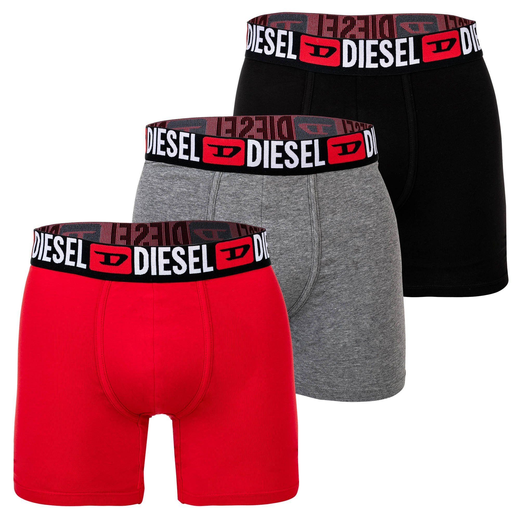 Diesel Boxer Herren Boxershort 3er Pack Baumwolle (Packung, 3er Pack)