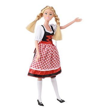 Toi-Toys Babypuppe Puppe in Dirndl Tracht Kinder-Puppe
