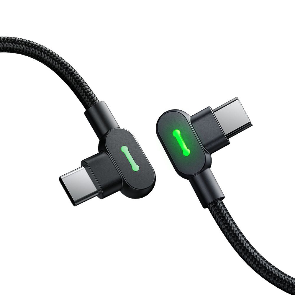 mcdodo 90 Grad Button PD Kabel USB-C auf USB-C 1,5 Meter LED Datenkabel USB-Kabel, USB-C