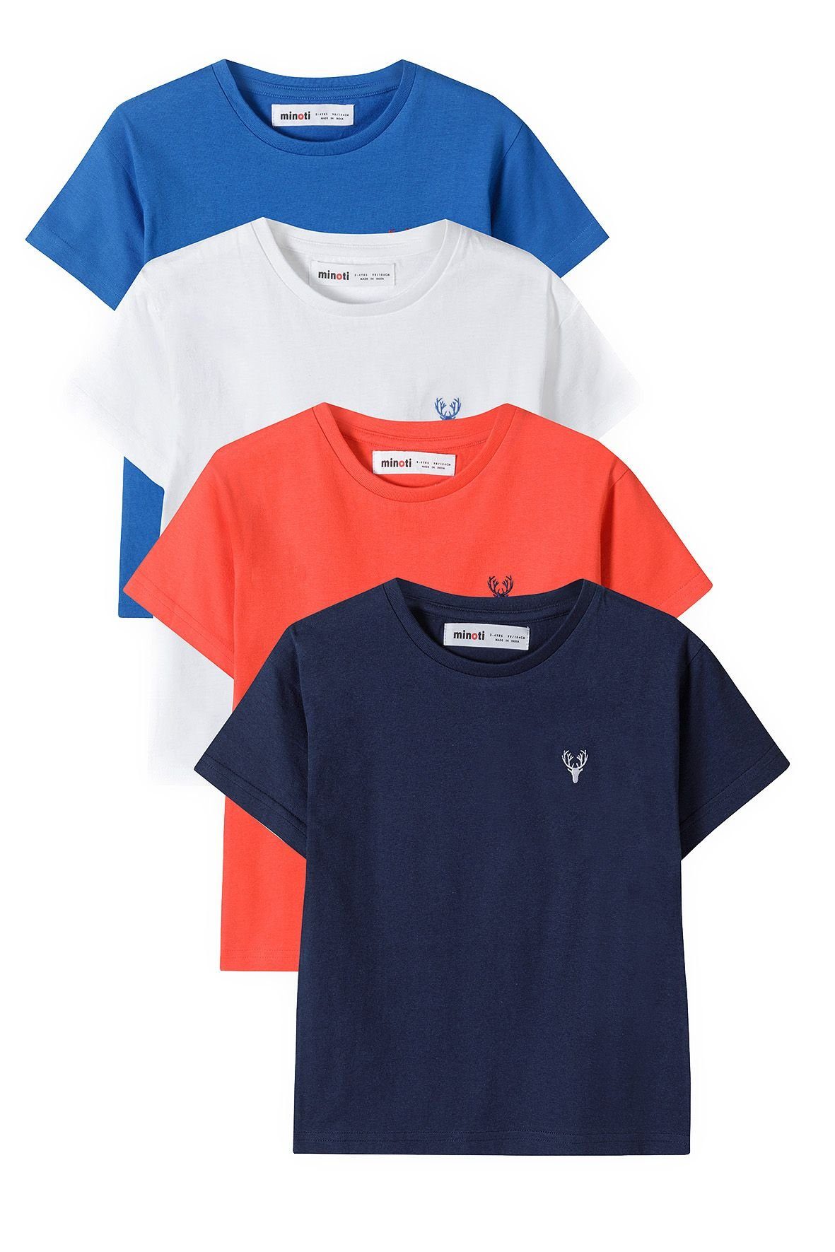 T-Shirt T-Shirts 4-Pack MINOTI (12m-14y)