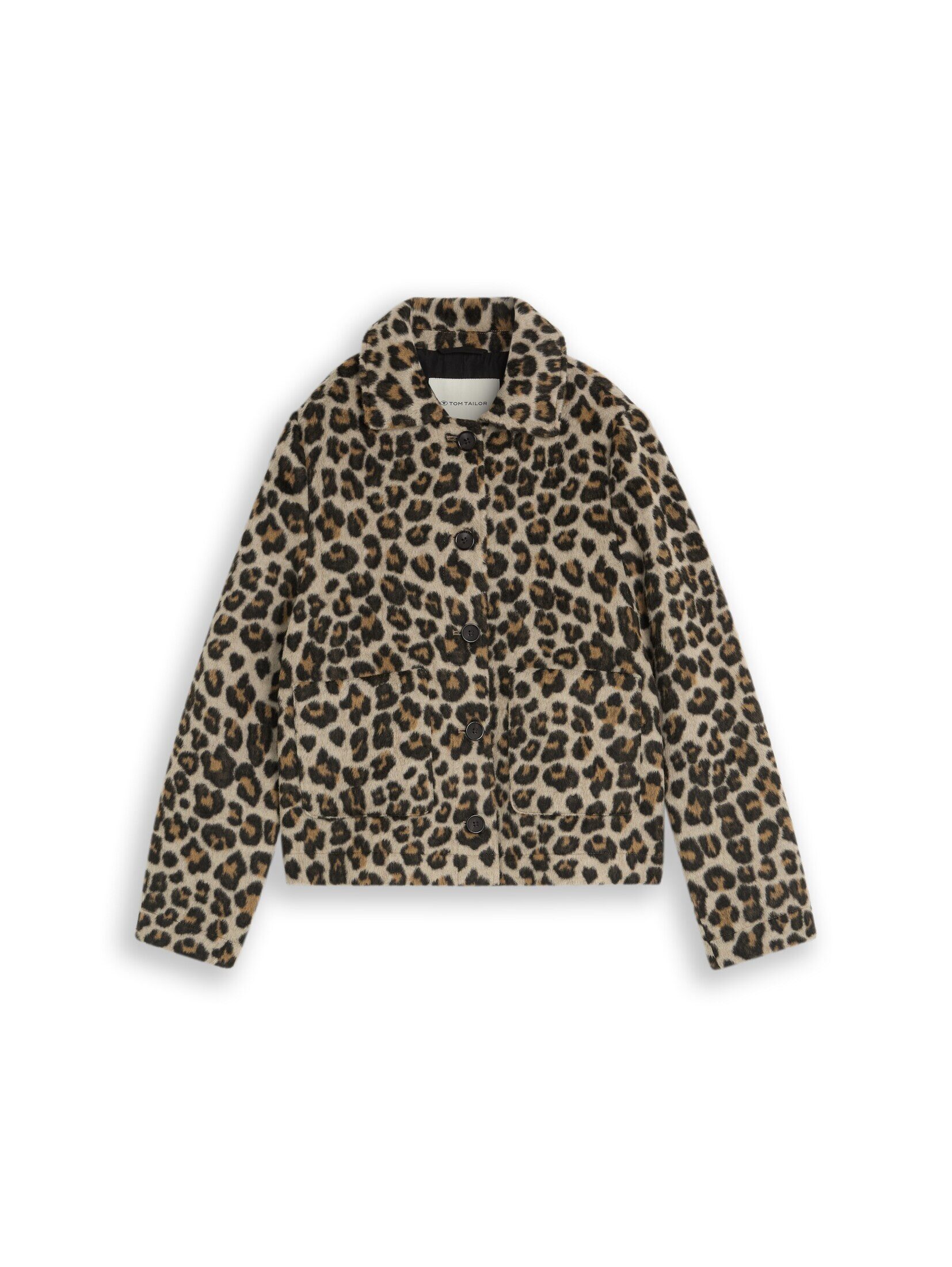 TOM TAILOR Sommerjacke Jacken Wolljacke mit Leo-Muster