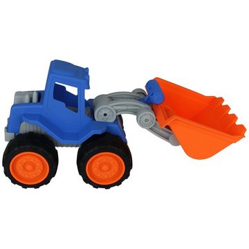 EDCO Sandform-Set Spielzeug Sandlaster mit Modellwahl Bauwagen Sandspielzeug, Schippe Schaufel Harke Gießkanne Formen Schieber Kipper Bagger