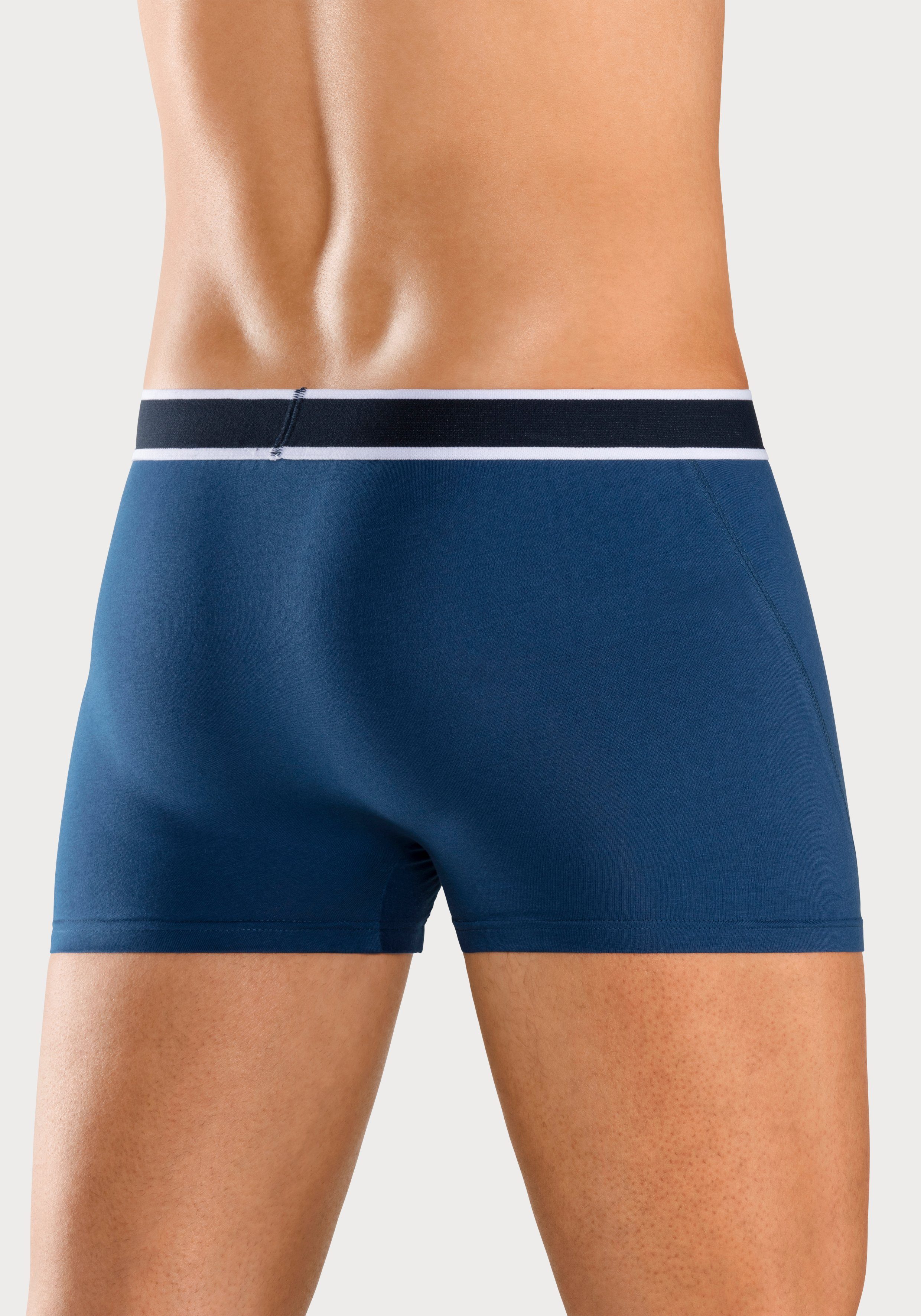 Bruno Banani Boxer Boxershorts für Herren (4er Pack) mit Steifen und Logo im Bund – Bild 4 von 5