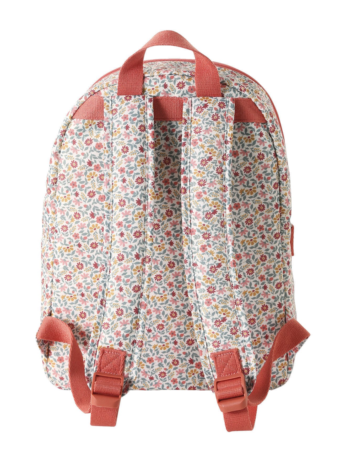 vertbaudet Rucksack Geblümter Mädchen Grundschul-Rucksack BERGAMOTTE