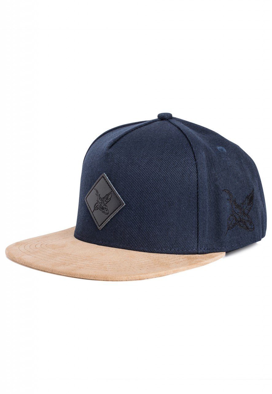 Snapback Cap Port Royale Snapback Cap - Blau-Suede