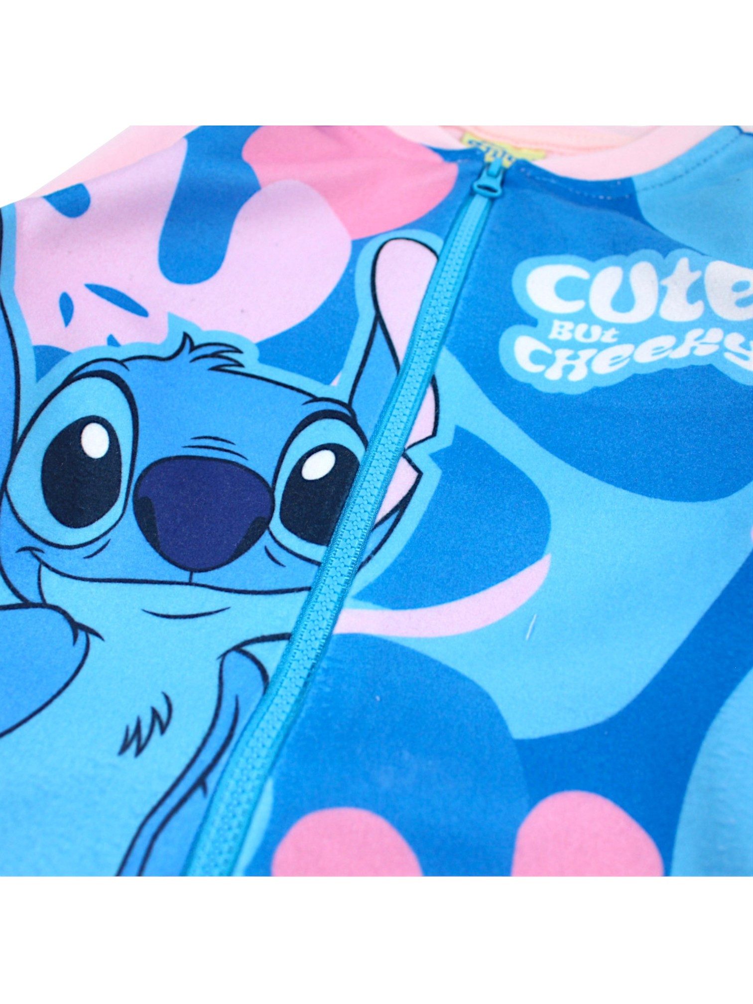 Lilo & Stitch Fleeceoverall Stitch & Angel (1-tlg) Kinder Jumpsuit Schlafoverall Gr. 92 - 128 cm